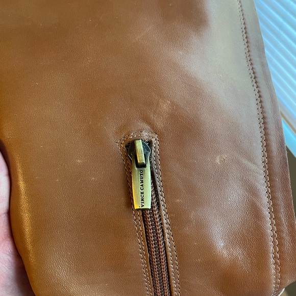 Vince Camuto Leather Knee High Boots Brown - Picture 6 of 6